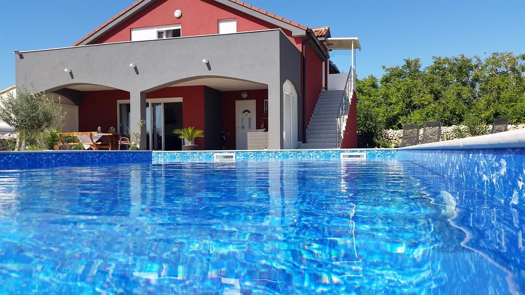 House With Swimming Pool Blue Diamond Apartamento Povljana Exterior foto