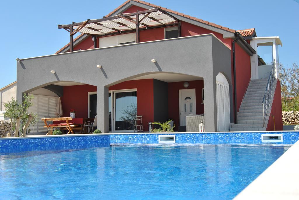 House With Swimming Pool Blue Diamond Apartamento Povljana Exterior foto